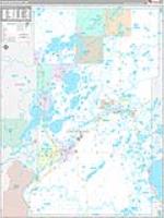 Crow Wing, Mn Wall Map Zip Code